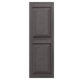 Builders Edge 14.75 W in. Raised Panel Vinyl Shutters - Retail: $73