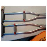 Adjustable Aluminum Underarm Crutches