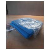 Sweet Home Collection Chair Cushion Memory Foam Pads Tufted Slip Non Skid Rubber Back U-Shaped 17  x 16  Seat Cover  2 Count (Pack of 1)  Turquoise