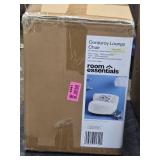 Memory Foam Filled Bean Bag Chair with Corduroy Cover Cream - Room Essentials - Retail: $85