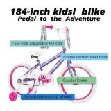 Kids Bike for Girls, Toddler Bike Bicycle for Kids Ages 4-12 Years Old,