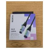 NORTH 10ft XLR Cable: Male-to-Female Microphone Connector, Audio Adapter