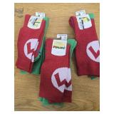 Nintendo Mario & Luigi 2pk Athletic Socks 3 Packs of 2