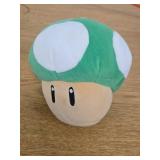Super Mario 1-Up Mushroom Plush Set with Question Block Pouch
