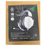 Razer Blackshark V2 X Wired Gaming Headset for PlayStation 4/Nintendo Switch/PC - White: macOS Compatible, Built-In Mic PLUGS IN - Retail: $80