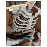 Haunted Hill Farm 8 ft Tall Motion-Activated Towering Skeleton, Premium Talking Halloween Animatronic Decoration, Plug-In, HHTWRSKEL-2FLSA - Retail: $280