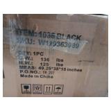 Modern Adjustable Convertible Loveseat Sofa Bed - Black - Retail: $528