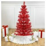 Northlight Pre-Lit Artificial Tinsel Christmas Tree - 3