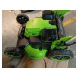 Greenworks 60V 25  Self-Propelled Lawn Mower with (2) 4.0 Ah Batteries & Rapid Charger 2546002 - Retail: $600
