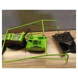 Greenworks 60V 25  Self-Propelled Lawn Mower with (2) 4.0 Ah Batteries & Rapid Charger 2546002 - Retail: $600
