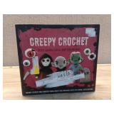 Creepy Crochet Kit : Create Adorable Ghouls, Monsters and More! Includes: 4 Colors of Yarn, Embroidery Thread, Crochet Hook, Yarn Needle, Safety Eyes,