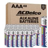 ACDelco AAA LR03 1.5V Super Alkaline Batteries, 48-Count