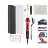 110V/100W Plastic Welding Kit - Includes Plastic Welder, 40 Welding Rods, Multiple Tips, and Accessories - Ideal for Car Bumpers, Dashboards, Kayaks, and More - Fast Heating, Easy to Use for Beginner