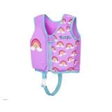 Puddle Jumper AquaStar Fabric Toddler Swim Vest - Rainbow, Up to 40lbs (18kg) Weight Capacity