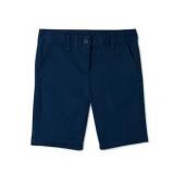 Wonder Nation Girls School Uniform Bermuda Shorts  Sizes 4-16 & Plus