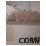 Serta Air Lumbar Bonded Leather Manager Office Chair  Black - Retail: $129