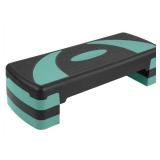 Step Aerobic Platform, 31" Exercise Step with 3 levels Adjustable Height (DAMAGE-SEE PICS)