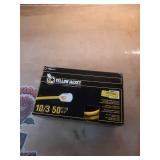 Yellow Jacket 2805 10/3 Heavy-Duty 15-Amp Premium SJTW Contractor Extension Cord with Lighted End  50-Feet - Retail: $90