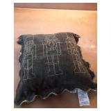 My Texas house 18 x 18 green Nutcracker Chenille holiday