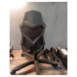 Grey, Ergonomic Home Office Chair High Back Armchair Computer Desk Recliner with Footrest, Mesh Back, Lumbar Support (See Details)- Retail: $105