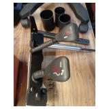 Grey, Ergonomic Home Office Chair High Back Armchair Computer Desk Recliner with Footrest, Mesh Back, Lumbar Support (See Details)- Retail: $105