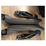 Grey, Ergonomic Home Office Chair High Back Armchair Computer Desk Recliner with Footrest, Mesh Back, Lumbar Support (See Details)- Retail: $105