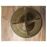 Better Homes & Gardens Green Glass Ribbed Hurricane Candle Holder, 8", Large, Living Room