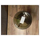 Better Homes & Gardens Green Glass Ribbed Hurricane Candle Holder, 8", Large, Living Room