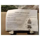 My Texas House 4FT Pre-Lit Cypress Pot Christmas Tree LED Lights - Retail: $90