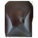 Stanley Extra Large  Steel  Post Mount Mailbox  Black (Dented)