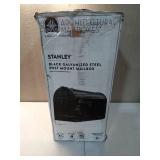 Stanley Extra Large  Steel  Post Mount Mailbox  Black (Dented)
