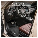 Retails for $108! YITAMOTOR Floor Mats Fit for Toyota Tundra CrewMax Cab 2024-2022, Custom Fit Tundra Car Mats, All-Weather TPE Front and Rear Row Floor Liners, Black