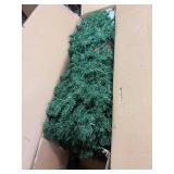 Retails for $140! ININ 8FT Prelit Christmas Spruce Artificial Tree with Led Lights, Lighted Christmas Tree Hinged Full Xmas Tree for Home Party Decoration,750 LED Lights,2168 Branch Tips, Metal Hinges