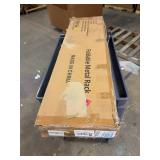 Himix Storage Shelves with 20 Hooks, 5-Tier Collapsible Organization Storage Rack Bookshelf Folding Pantry Shelves Cube Shelf Wire Shelving Holds 440 Ibs for Garage Kitchen Room, Black