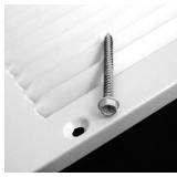 22" x 34" Return Air Grille - Sidewall and Ceiling - HVAC Vent Duct Cover Diffuser - White Outer Dimensions: 23.75w X 35.75"h