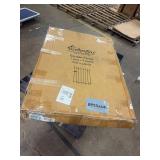 Retails for $116! Metal Garden Fence with Gate 42 in H x 11.5 ft L, 1 Gate + 4 Panels Border Fence Panels Animal Barrier for Dogs, No Dig Garden Fencing for Yard Patio Flower Bed Lawn Outdoor, Black