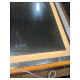 Retails for $163! LOAAO 32x32 Inch LED Bathroom Mirror with Lights, Anti-Fog Dimmable Backlit + Front Lighting, Lighted Bathroom Vanity Mirror for Wall, Memory Function, Glass