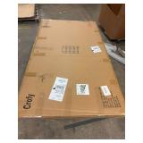 Retails for $140! Crofy No Assembly Folding Bookshelf for Living Room, 5 Tier White Collapsible Book Shelf for Home Office, Portable Bookcase Storage Organizer