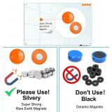 Retails for $108! Magnetic Glass Dry-Erase Board, 36"x48" Frameless Glass Magnetic Whiteboard Surface Wall Mounted for Office, Classroom & Home