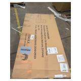 Retails for $135! 36 Inch Arched Window Mirror, Matte Black Metal Frame Decorative Mirror, Grid Wall Mirrors for Living Room, Bedroom, Entryway