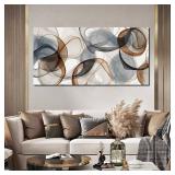 Large Wall Art Canvas Wall Art for Living Room Bedroom Office Textured Brown Modern Abstract Artwork Minimalist Home and dining room Decor 29x59 Wood Frame Dedroom decorations