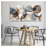 Large Wall Art Canvas Wall Art for Living Room Bedroom Office Textured Brown Modern Abstract Artwork Minimalist Home and dining room Decor 29x59 Wood Frame Dedroom decorations