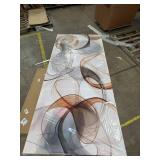 Large Wall Art Canvas Wall Art for Living Room Bedroom Office Textured Brown Modern Abstract Artwork Minimalist Home and dining room Decor 29x59 Wood Frame Dedroom decorations