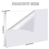 Roowest 1 Pcs 24 x 48 Inch, 1/2 Inch Thick Clear Acrylic Sheets Transparent Plastic Panels Sheets Cut to Size Cast Acrylic Board Panel with Protective Film for Craft DIY Projects Display Sign Frame