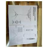 STORAGE MANIAC Outdoor Umbrella Drying Rack, 8 Lines with 82 Feet Drying Space, Steel Frame & Adjustable Height, 4-arm Umbrella Clothesline for Laundry, Collapsible Clothes Drying Rack for Backyard