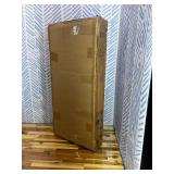 DJAR Double Art Storage Rack, Wooden Canvas Storage, Artist Storage with Four Caster Wheels Can Well Hold Up to Drawing Boards, Art Prints Panels, Artworks, Gallery