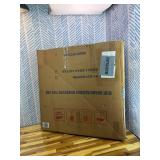 Round Coffee Table, 31" Coffee Table for Living Room Decor, 2-Tier Storage with Steel Frame, Space-Saving Wood Center Table, Modern Style Easy Assembly (Dark Coffee)