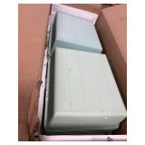 Rolling Storage Cart with 10 Large Drawers, Utility Cart with Wooden TableTop for Craft Organizers, Art Supply Storage, Home Office Organization, Cart with Wheels for Classroom, School, Green