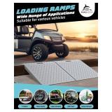 Shed Ramp 1PC, Loading Ramp for Riding Mower, 29" L x24 W, 750 lbs Capacity, Shed Storage Ramps for Sheds, Garages, Barns, ATV, Lawnmower, Golf Cart, Sturdy Anti-Slip Ramps