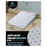 Shed Ramp 1PC, Loading Ramp for Riding Mower, 29" L x24 W, 750 lbs Capacity, Shed Storage Ramps for Sheds, Garages, Barns, ATV, Lawnmower, Golf Cart, Sturdy Anti-Slip Ramps